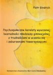 Psychospołeczne korelaty wyuczonej bezradności młodzieży gimnazjalnej z trudnościami w uczeniu się i